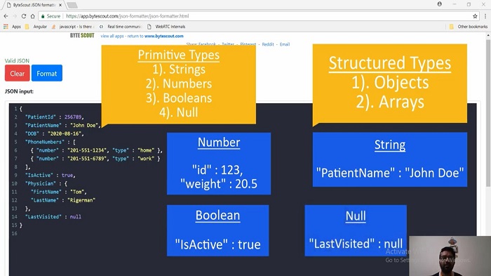 JSON Specifications